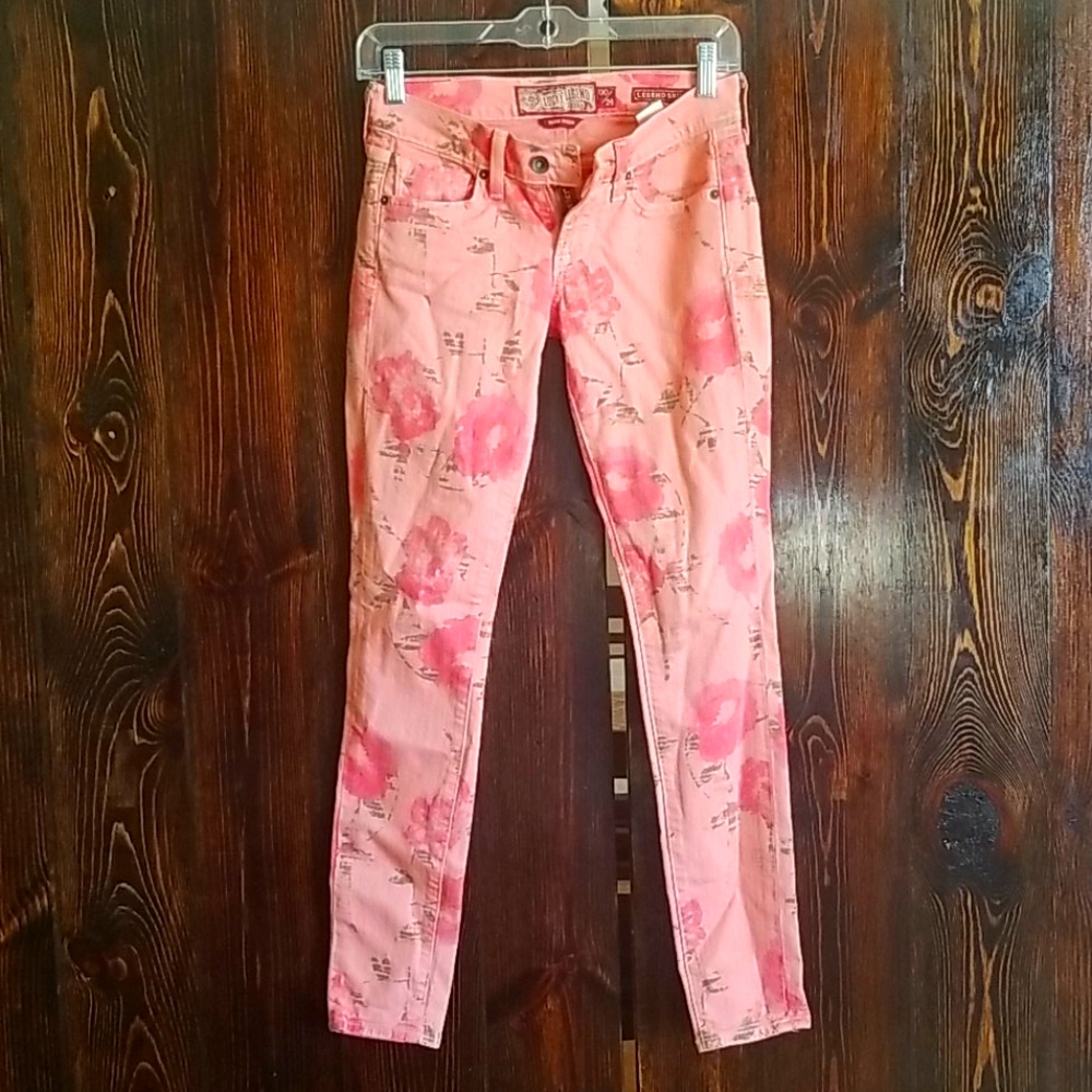 Lucky Brand Legend Skinny Floral Jeans